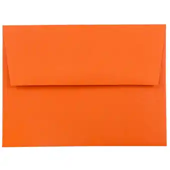 Walmart JAM Paper A2 Envelopes, 4 3/8 x 5 3/4, Orange, 25 per Pack offer