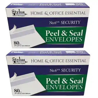 Walmart 160 Peel SelfSeal Letter White Envelopes Mailing Shipping Mailer 3 5/8 x 6 1/2In offer