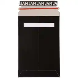 Walmart JAM Paper Photo Mailer Envelope, Paper, 6x9, Black, Peel & Seal, 1/Pack offer