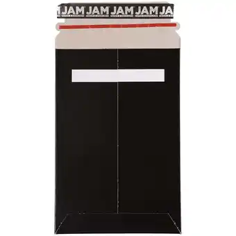 Walmart JAM Paper Photo Mailer Envelope, Paper, 6x9, Black, Peel & Seal, 1/Pack offer