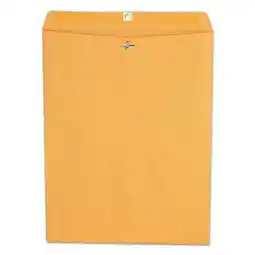 Walmart Kraft Clasp Envelope, #110, Square Flap, Clasp/Gummed Closure, 12 x 15.5, Brown Kraft, 100/Box offer