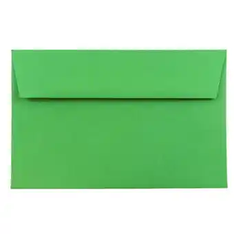 Walmart JAM Paper A9 Envelopes, 5 3/4 x 8 3/4, Green, 50/Pack offer