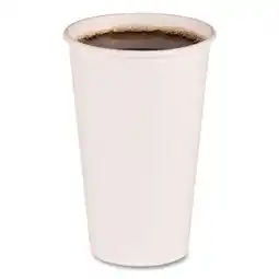 Walmart Paper Hot Cups 16 oz, White, 20 Cups/Sleeve, 50 Sleeves/Carton offer