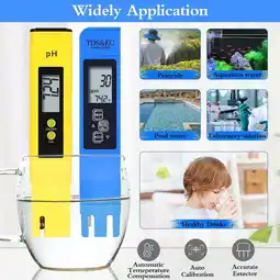 Walmart UHUSE PH Meter EC PPM Pen for Household Drinking Pool and Aquarium 2 Pack offer