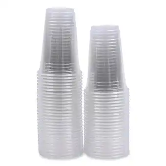 Walmart Boardwalk BWKPET20 20 oz. PET Plastic Cold Cups - Clear (1000/Carton) offer