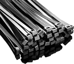 Walmart MOZEEDA 500Pcs Heavy Duty Weatherproof Zip Ties 8 inch, Tensile Strength Black Nylon Cable offer
