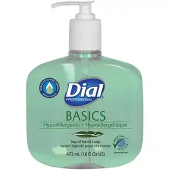 Walmart 16 fl oz Dial Basics Liquid Hand Soap, Green - Pack of 12 offer