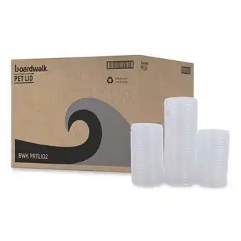 Walmart Boardwalk Souffle/Portion Cup Lids Fits 2 oz Clear 2500/Carton BWKPRTLID2 offer