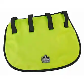 Walmart Ergodyne Chill-Its 6670CT Evap. Hard Hat Neck Shade w/CT, Lime offer
