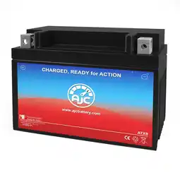 Walmart AJC Battery Compatible with Kawasaki ZZR600 600CC Motorcycle Replacement Battery (2003-2008) offer