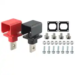 Walmart 2X300/400A All-copper Lithium Battery Terminal Connector Energy Storage Terminal offer