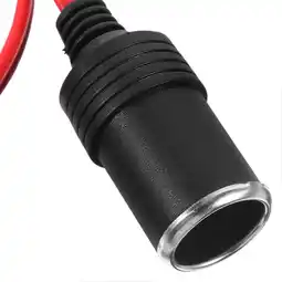 Walmart Yuangui Car Battery Terminal Clamp Cigarette Lighter Power Adapter Jumper Cables 1.5M offer