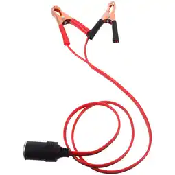 Walmart Gymnture Car Battery Terminal Clamp Cigarette Lighter Power Adapter Jumper Cables 1.5M offer