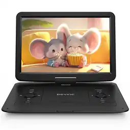 Walmart 17.9 Portable DVD Player-With 15.6 HD Swivel Screen,, 6 Hours Rechargeable Battery, Car Charger offer
