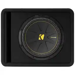 Walmart Kicker 50VCWC124 CompC 12 600-Watts Peak Subwoofer 4-Ohm Vented Sub Box offer