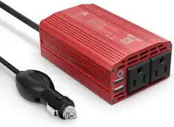 Walmart BESTEK 300W Power Inverter DC 12V to 110V AC Car Inverter with 4.2A Dual USB Car Adapter offer