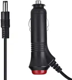 Walmart LYUMO 12V 5.5 x 2.1mm Power Supply Car Charger Adapter with Switch, Black offer