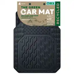 Walmart Cirx Floor Mats - Universal Trim-to-Fit All Weather Auto/ SUV/ Truck 4- Piece Mats offer