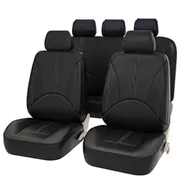 Walmart unbranded 2 Pcs Automotive Car Front Driver Seat Pet Cover for Back Black offer