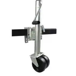 Walmart Avitec BAC-110196 1500 lbs Trailer Jack with Dual Wheels, Grey - 26.5 to 38 in. Lift Swing Back offer