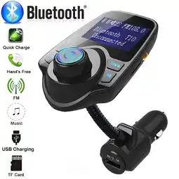 Walmart Pretty Comy Bluetooth Car Wireless FM Transmitter offer