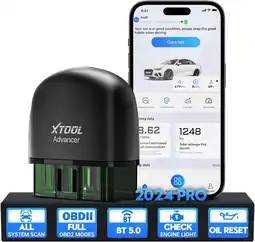 Walmart XTOOL AD20 Pro Automotive OBD2 Scan tool, Bluetooth All System Code Reader, Lifetime Free Update offer