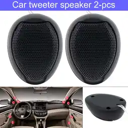 Walmart Mixfeer Universal 2pcs 1000W High Efficiency Mini Dome Tweeter Speakers for Car Audio System offer
