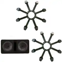 Walmart Kicker Comp R 12 Inch Dual Subwoofer in Vented Enclosure Package with Grills offer