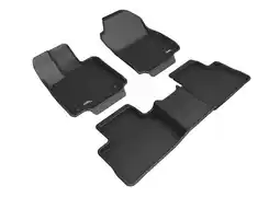 Walmart 3D MAXpider KAGU Floor Mat (BLACK) compatible with TOYOTA RAV4 HYBRID/VENZA 2019-2024 - Full Set offer