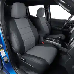 Walmart Coverdream Tacoma, Black/Gray, Leather, Full Coverage, Double Cab Seat Covers, 5 Pieces offer