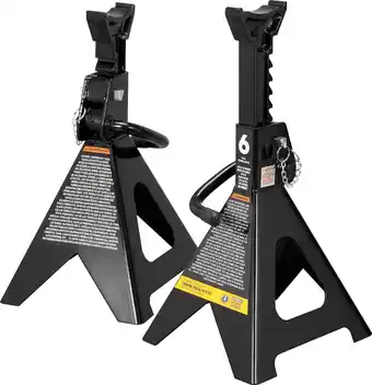Walmart Torin DT46002AB Double Locking Jack Stand Steel 6 Ton, 2 Count offer