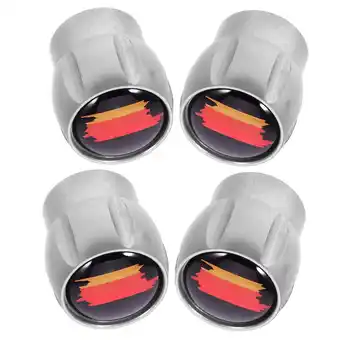 Walmart unbranded 4 Pcs Car Accessories Tire Valve Stem Caps for Truck Crown Silver offer
