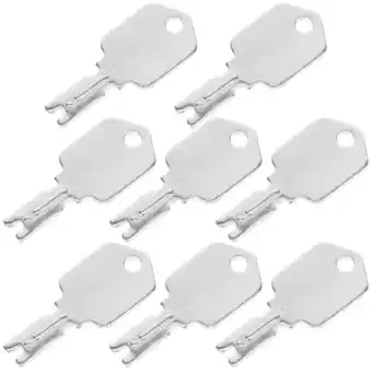 Walmart OUNONA 8 Pcs Universal Ignition Switch with Key Forklift offer