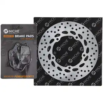 Walmart Niche Rear Right Brake Rotor Pad Kit for Yamaha Diversion 600 XJ6-S Motorcycle MK1007158 offer