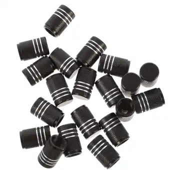 Walmart OUNONA 20 Pcs Valve Cap Car Valves Stem Caps Tire Cars Cover Black offer