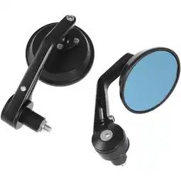 Walmart OUNONA 1 Pair Motorcycle Handlebar Mirrors Round Rearview Mirrors Bar End Mirrors Reflector offer
