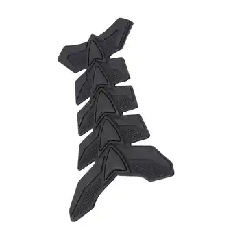Walmart OUNONA Motorcycle Gas Tank Protector Sticker Universal Fish Bone Shape Tank Pad Decal (Black) offer