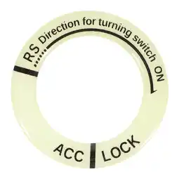 Walmart unbranded Luminous Ignition Switch Cover Ignition Switch Trim Ring Car Ignition Switch Cover offer