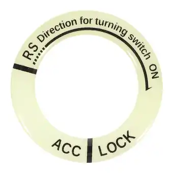 Walmart unbranded Luminous Ignition Switch Cover Ignition Switch Trim Ring Car Ignition Switch Cover offer