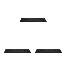 Walmart HOMEMAXS 3 PCS Van Levelling Ramps Portable Ramp 49.50X12.50X3.00CM Black offer