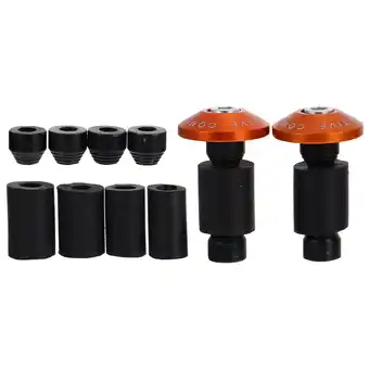 Walmart unbranded 2 Pcs Grips Grip Balance Plug Motorcycle Handlebar End Sliders 5X3cm offer