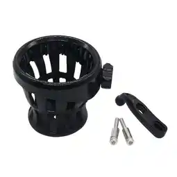 Walmart Motorcycle Handlebar Drink Cup Holder for GL1800 Goldwing Softail Black offer