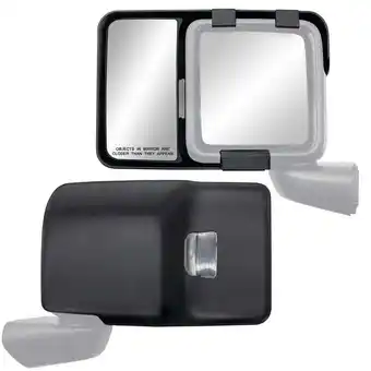 Walmart K-Source Snap & Zap Custom Fit Towing Mirror Pair for Jeep Wrangler, Gladiator 80750 offer
