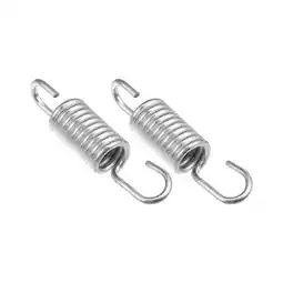 Walmart 6cm Length Silver Tone Plated Steel Motorcycle Brake Pedal Return Spring for Suzuki 2pcs offer