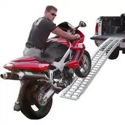 Walmart Black Widow A-8912-900-1 Aluminum 7' 5in Arched Motorcycle Ramp offer