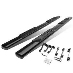 Walmart DNA Motoring 5 Black Side Step Nerf Bars Running Boards for 1999-2014 Silverado Sierra Extended Cab offer