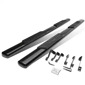 Walmart DNA Motoring 5 Black Side Step Nerf Bars Running Boards for 1999-2014 Silverado Sierra Extended Cab offer