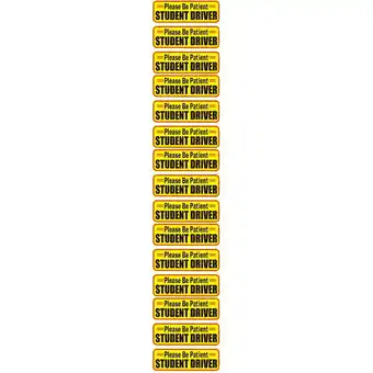 Walmart 5 Pack Van Car Stickers Road Safety Sticker Student 26.00X8.70X0.60CM offer