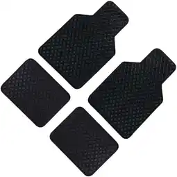 Walmart FRCOLOR Black Leather Car Floor Mats with Non-Slip Design for Use 4Pcs Universal Fit offer