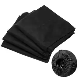 Walmart unbranded 4 Pcs Tire Cover Rack Covers Storage Wagon Car Wheel Trailer Black offer